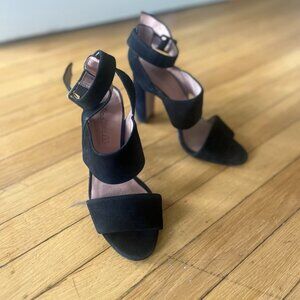 Madwell Black Strappy Sandals Size 5.5